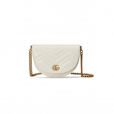 GUCCI GG MARMONT QUILTED CHAIN MINI BAG 746431 (20*14.5*4cm)